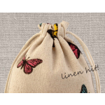 woreczki lniane, linen bags, linen hit.